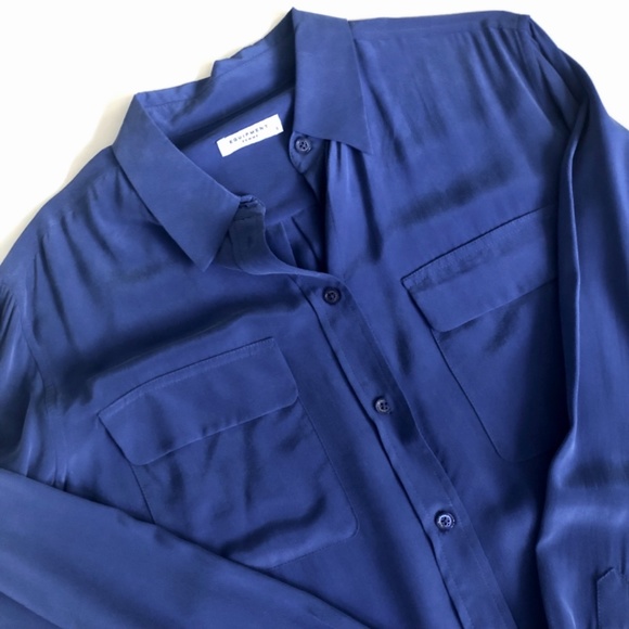 New Equipment two pocket shirt (In Blue & Green) - Picture 8 of 12